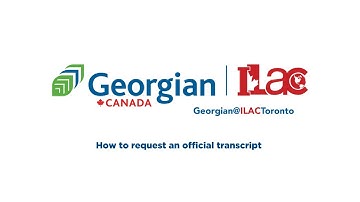 Georgian@ILAC - How to request a transcript