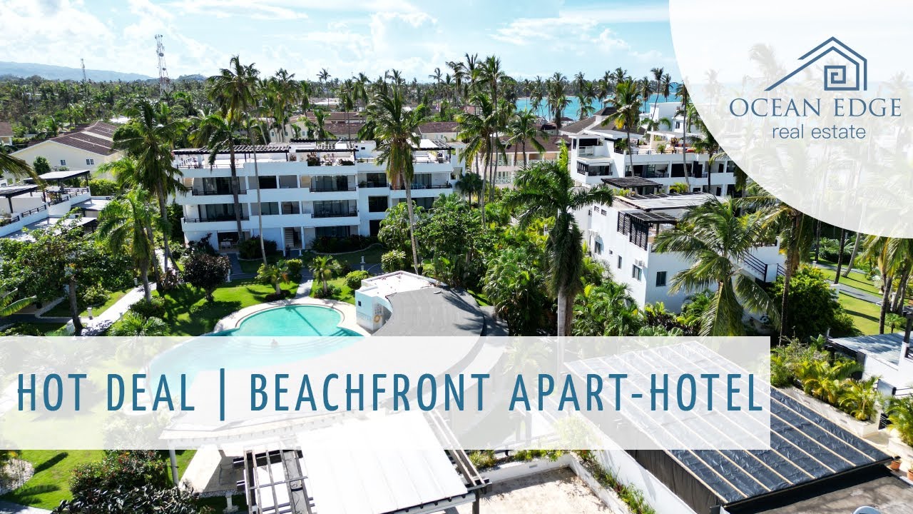 Exclusive 4-bed condo in Beachfront Apart-Hotel | Las Terrenas | Aligio | Ocean Edge Real Estate