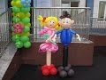 Оформление шарами Дет. Сада. Арка и фигуры из шаров Arch of balloons