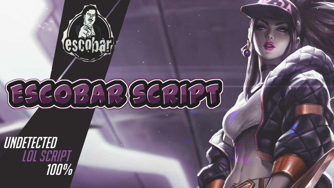 [UNDETECTED 100% ] ESCOBAR, VIP LEAGUE OF LEGENDS SCRIPT - YouTube