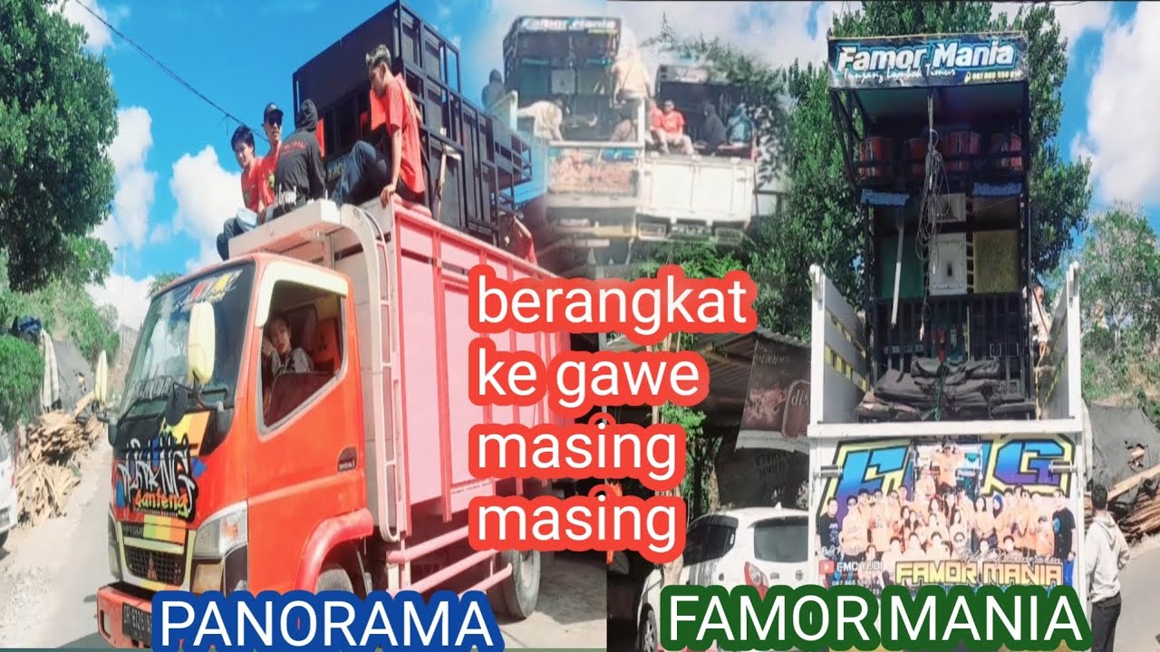 keberangkatan panorama dan famor mania ke gawe masing masing selamat menyaksikan