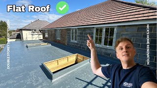 Flat Roof I Studwork I 1st Fix Electrics I Plastering I Concrete Oversite I Home / House Renovation