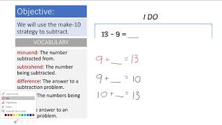 Mr. Baxter's HAP Math Intervention grades 1-3 lesson video 05-25-20