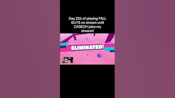 Day 226 of playing FALL GUYS on stream until CASEOH joins my stream!! #fyp #fallguys