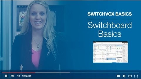 05 Switchboard Basics | Switchvox Basics