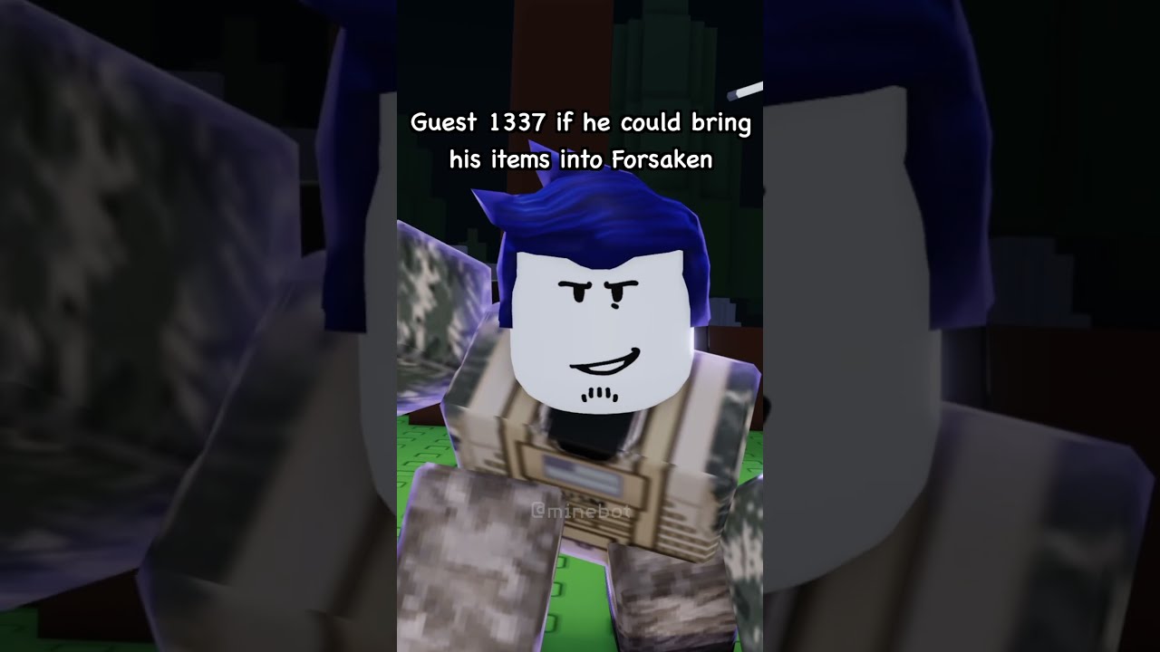 Mafioso VS Guest 1337 Be Like FORSAKEN ANIMATION Forsaken Roblox