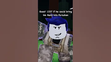 Mafioso VS Guest 1337 Be Like FORSAKEN ANIMATION Forsaken Roblox 