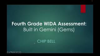 Gemini's Gems for Teachers: 4th Grade Assessment Built in 4 Steps