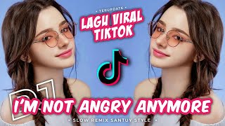 DJ I'M NOT ANGRY ANYMORE || LAGU VIRAL TIKTOK TERBARU || SLOW REMIX SANTUY STYLE
