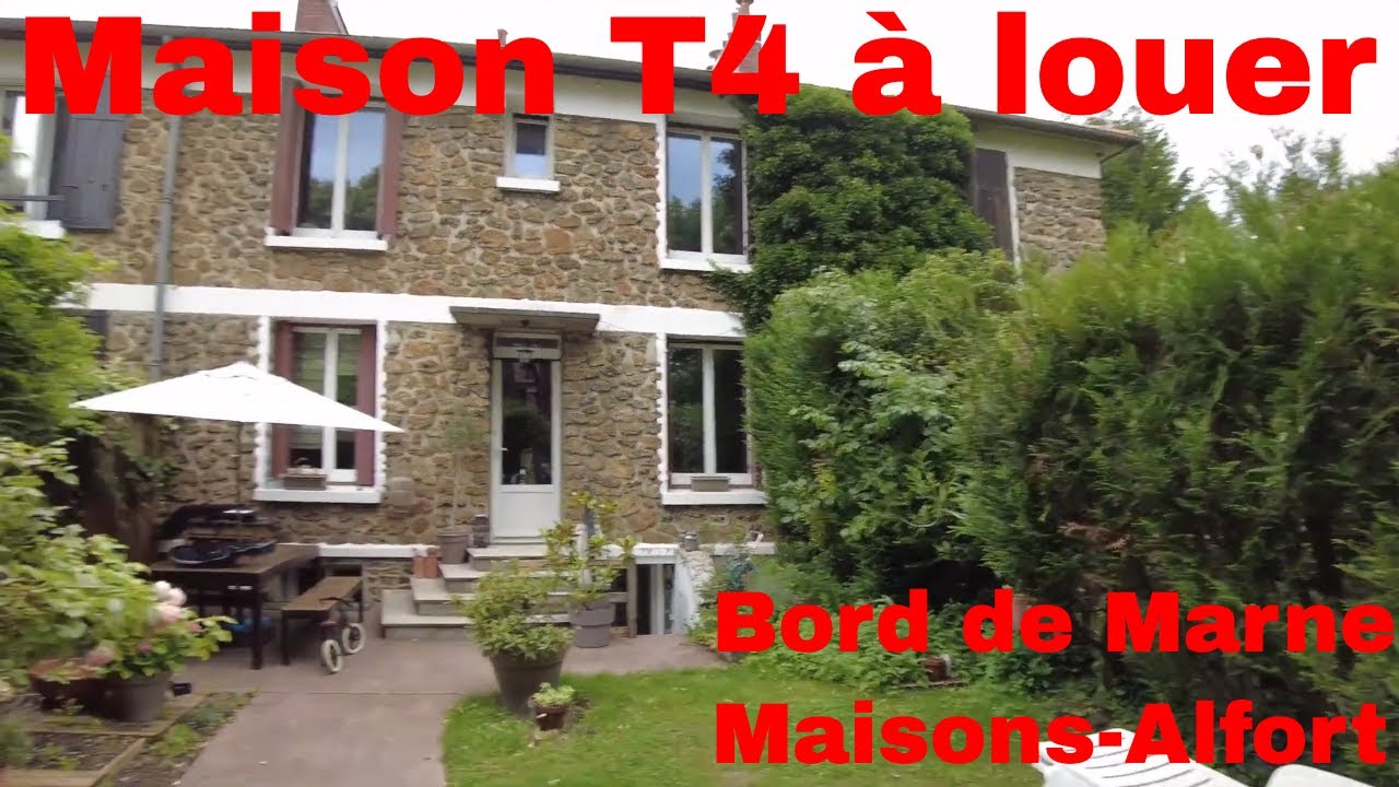 Maison avec Jardin et terrasse à vendre à Maison Alfort en bord de Marne
