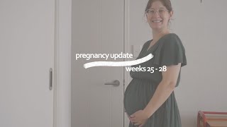 PREGNANCY UPDATE WEEKS 25-28 | BONBONZZ