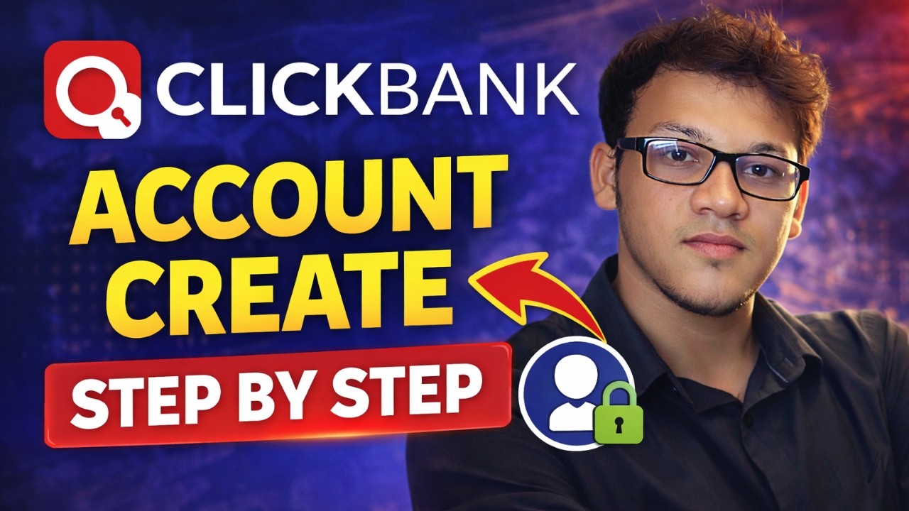 ClickBank Account Creation Tutorial (2026) | Step-by-Step for Beginners ...