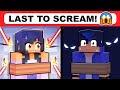 Minecraft but LAST To Scream LIVES!