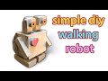 How to make  walking  robot | DIYK | wooden robot