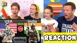 INDIA vs USA MILITARY POWER COMPARISON REACTION | BigAReact