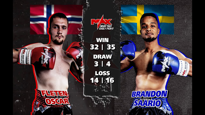 เฟลเทน ออสการ์(NOR) VS แบรนดอน ซาริโอ (SWE) [DAILY FIGHT] I 3 ก.ค. 2568
