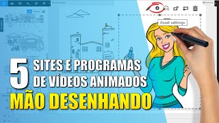 MÃO DESENHANDO - 5 Melhores Sites e Programas para Efeito Whiteboard screenshot 5