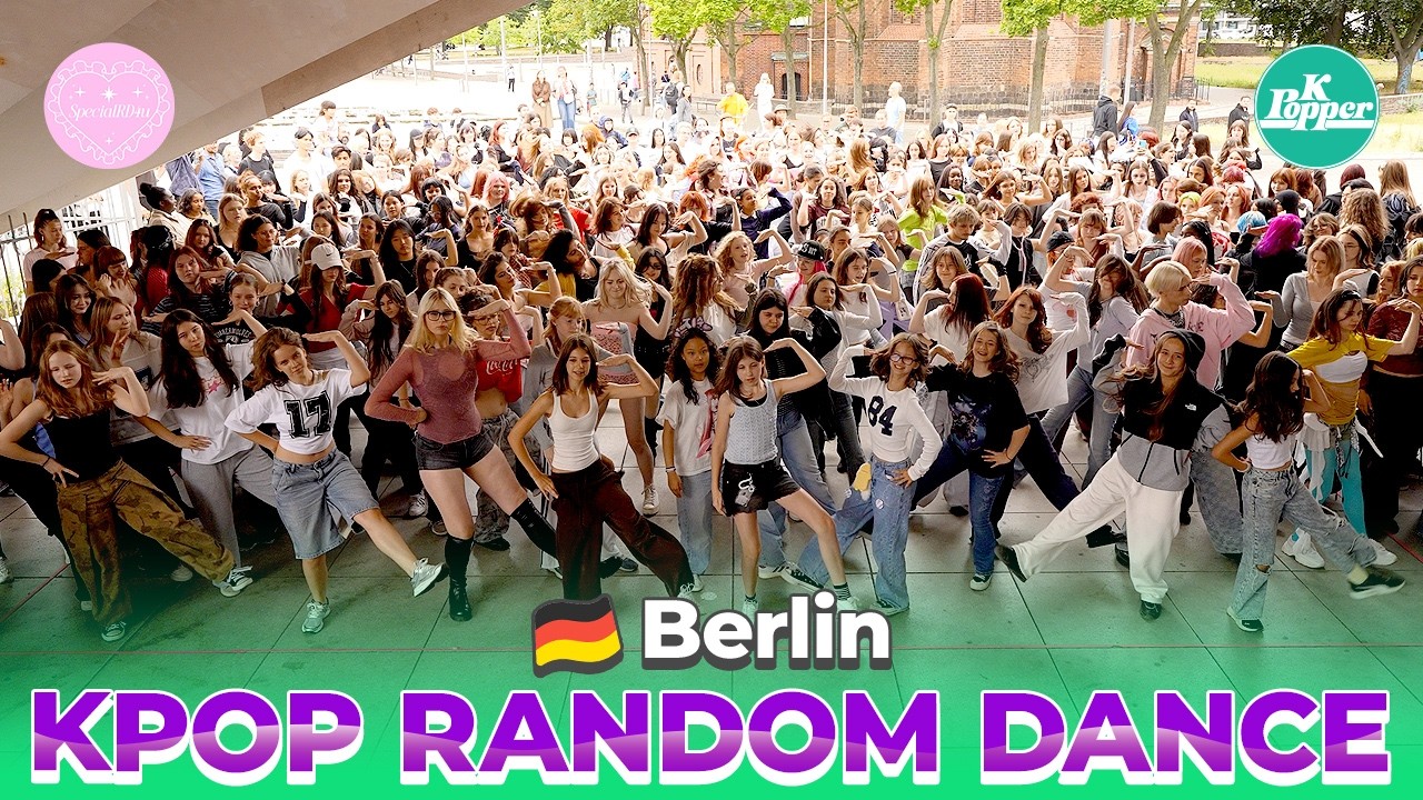 [4K/Fullcam] K-pop Random Dance in Public/ Berlin, Germany
