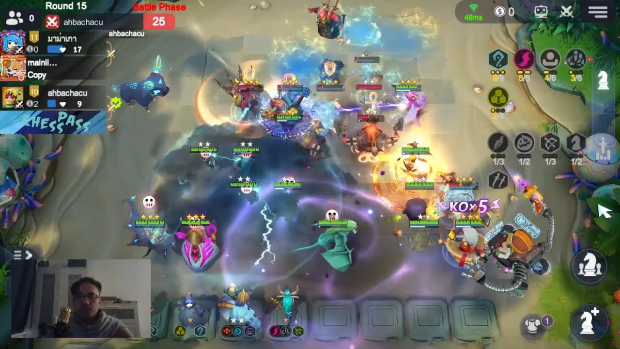 Auto Chess : 9 Mage - 5 Dragon - 4 Human - 3 Egersis - 2 Spirit Synergy / 