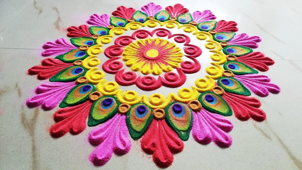 Ultimate Compilation of Over 999 Rangoli Images for Diwali 2019 ...