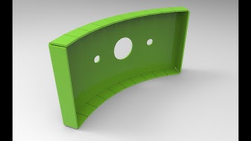 Sheet Metal Circular Profile Bend - Viewers Requested #1 #skytech #solidworks
