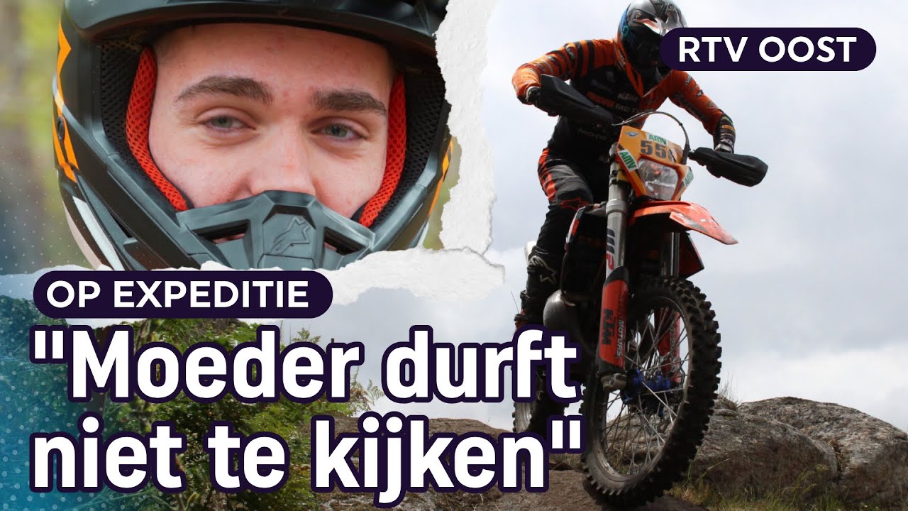 Kaiya (20) behoort tot de wereldtop in de motorsport 'enduro' | RTV Oost