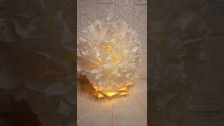 DAY tissue paper table lamp carft #diy #trending #shortsfeed #art #craft #vairalshort