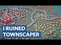 I DESTROYED a European City with U.S. Planning (in Townscaper)
