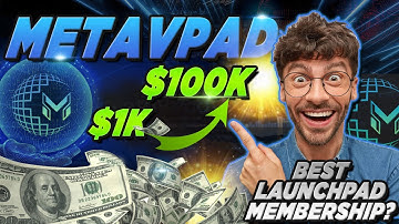 MetaVPad 1000X Gem💎 PRESALE! IDO & How To BUY! Choose BEST LaunchPad membership! | CRYPTOPRNR®
