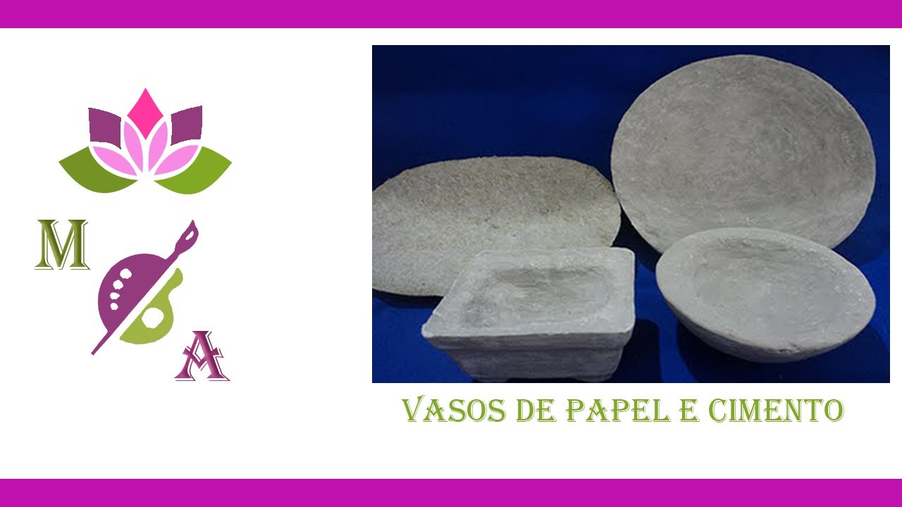 Como Faturar Muito com Vasos de papel e cimento papercrete #papercrete #vasosdecimento #façaevenda