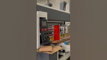 Economical type corrugated carton box flexo printer slotter rotary die cutter stacker machine