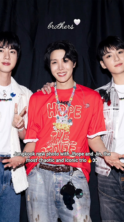 Jungkook,Jhope, and Jin in one frame together, best brothers🤍 #shorts #bts #jungkook #trending
