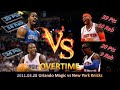 Dwight howard  jason richardson vs carmelo anthony  amare stoudemire  2011 game  magic vs knicks