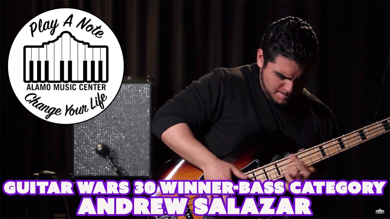 Guitar Wars 30 Winner-Bass Category-Andrew Salazar in Discussion with Chris McKee