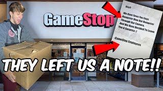 GameStop Employees Left Us A Note!!