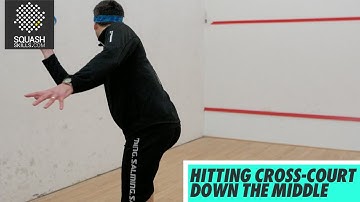 Squash tips: Hitting Cross-Court down the middle with Jethro Binns