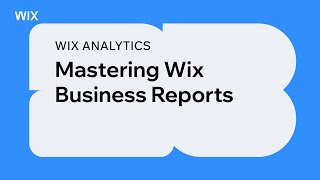 Full Wix Analytics | Mastering Wix Business Reports Sales, Payments & Tax Update