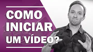 Como começar a gravar um vídeo?