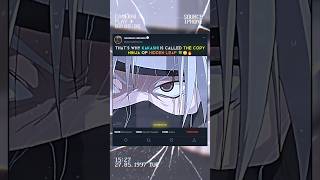 Reason Why Kakashi Called The Copy Ninja