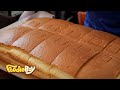 Giant Jiggly Castella Cake - Korean Street Food