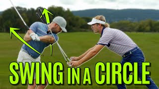 Hand Path + Arm Depth | SWING IN A CIRCLE For More Consistent Golf Shots