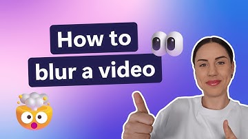 How to blur a video online!