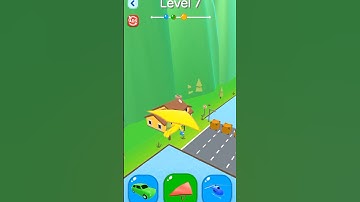Shape Shifting Game (level 7) #games #shorts # you #youtubeshorts