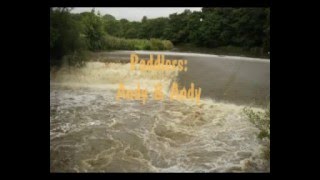 Burrs weir at a very high level