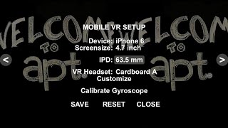VR Phone Configuration