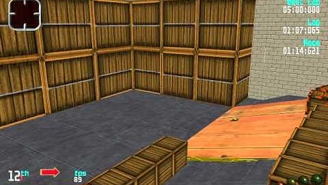 Re-Volt Custom Track Warehouse Speedway - Track View