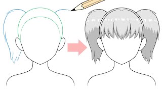 How to Draw Anime Pigtails Hair