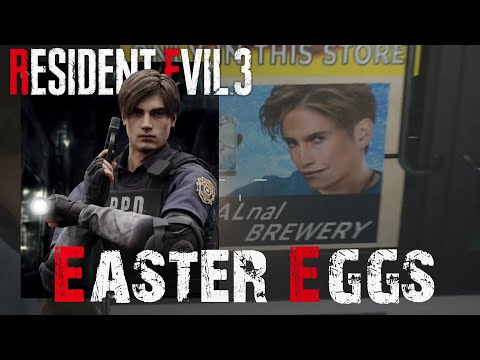 Resident Evil 3 Remake │ All Easter Eggs And References │Gameplay Gaming
