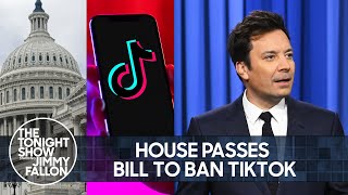 House Passes Bill to Ban TikTok, RFK Jr. Considering Aaron Rodgers as a Running Mate | Tonight Show