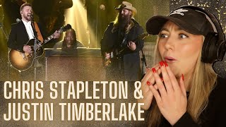 Justin Timberlake & Chris Stapleton- Tennessee Whiskey/Drink You Away(CMA 2015) REACTION